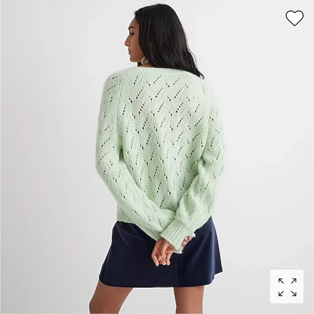 J.Crew Pointelle crewneck sweater
